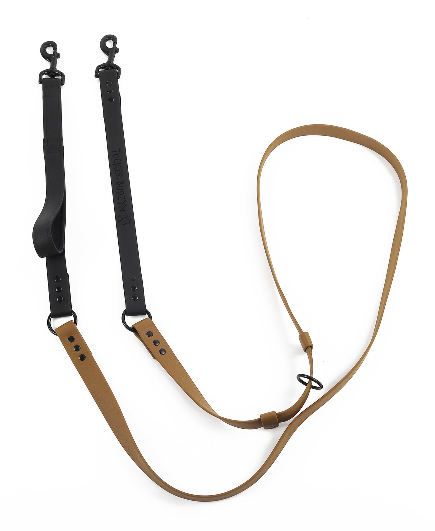 Multi-Use Dog Leash - Black & Tan