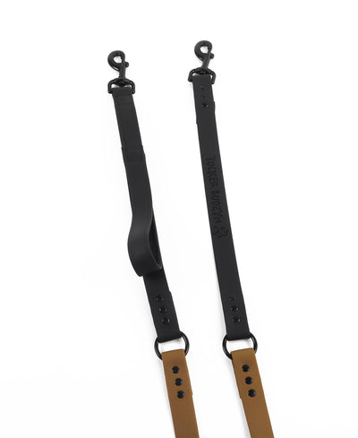 Multi-Use Dog Leash - Black & Tan